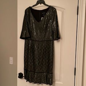 Sequined dress by Shani size 14. Brand new.